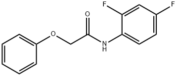 N-(2,4-difluorophenyl)-2-phenoxyacetamide Structural