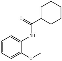 N-(2-methoxyphenyl)cyclohexanecarboxamide Structural