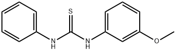 Thiourea,N-(3-methoxyphenyl)-N'-phenyl- Structural