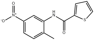 N-(2-methyl-5-nitrophenyl)thiophene-2-carboxamide Structural