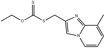 O-ethyl S-((8-methylimidazo[1,2-a]pyridin-2-yl)methyl) carbonodithioate Structural