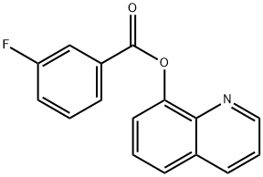 quinolin-8-yl 3-fluorobenzoate Structural