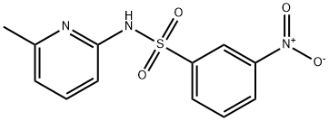 N-(6-methylpyridin-2-yl)-3-nitrobenzenesulfonamide Structural