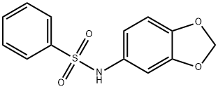 N-(Benzo[d][1,3]dioxol-5-yl)benzenesulfonamide Structural