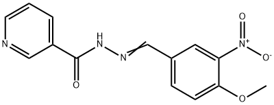N'-[(E)-(4-methoxy-3-nitrophenyl)methylidene]pyridine-3-carbohydrazide Structural