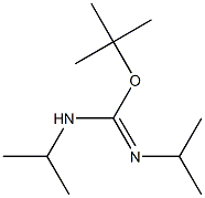 tert-butyl (Z)-N,N'-diisopropylcarbamimidate Structural