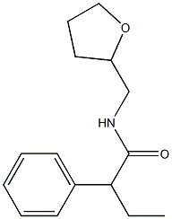 N-(oxolan-2-ylmethyl)-2-phenylbutanamide Structural