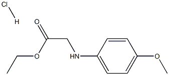RS-4-methoxyphenylglycine ethyl ester hydrochloride Structural