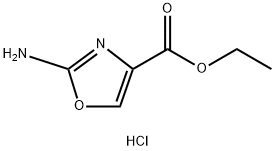 4-Oxazolecarboxylic acid, 2-amino-, ethyl ester Structural