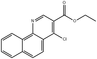 Benzo[h]quinoline-3-carboxylic acid, 4-chloro-, ethyl ester Structural