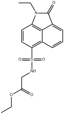 ethyl ((1-ethyl-2-oxo-1,2-dihydrobenzo[cd]indol-6-yl)sulfonyl)glycinate Structural