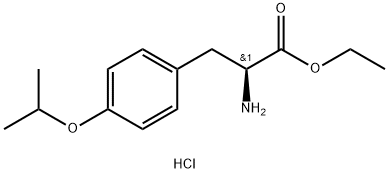 O-(1-Methylethyl)-L-tyrosine ethyl ester HCl Structural