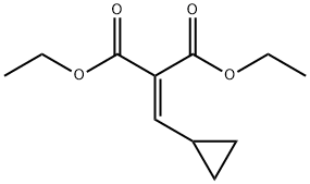 Diethyl 2-(cyclopropylmethylene)malonate Structural