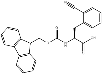 Fmoc-2-Cyano-DL-Phenylalanine Structural