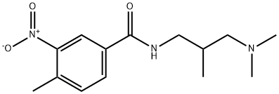 N-[3-(dimethylamino)-2-methylpropyl]-4-methyl-3-nitrobenzamide Structural
