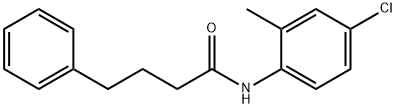 N-(4-chloro-2-methylphenyl)-4-phenylbutanamide Structural