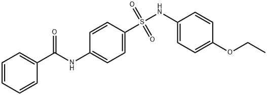 N-(4-{[(4-ethoxyphenyl)amino]sulfonyl}phenyl)benzamide Structural