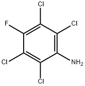 Benzenamine, 2,3,5,6-tetrachloro-4-fluoro- Structural Picture