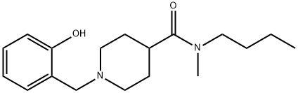 N-butyl-1-(2-hydroxybenzyl)-N-methylpiperidine-4-carboxamide Structural
