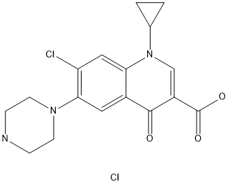 Ciprofloxacin Impurity D HCl Structural