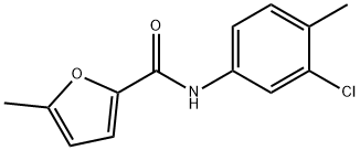 N-(3-chloro-4-methylphenyl)-5-methylfuran-2-carboxamide Structural