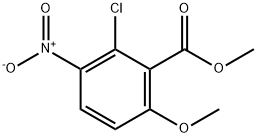Methyl 2-Chloro-6-Methoxy-3-Nitrobenzoate Structural