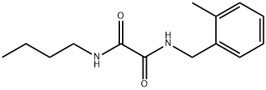 N-butyl-N'-(2-methylbenzyl)ethanediamide Structural
