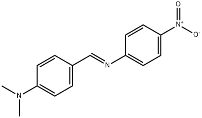 N,N-dimethyl-4-{(E)-[(4-nitrophenyl)imino]methyl}aniline Structural