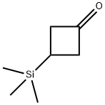 Cyclobutanone, 3-(trimethylsilyl)- Structural