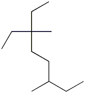 Octane, 3-ethyl-3,6-dimethyl- Structural