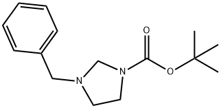 tert-Butyl 3-benzylimidazolidine-1-carboxylate Structural