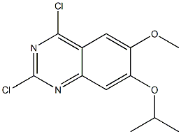 Quinazoline, 2,4-dichloro-6-methoxy-7-(1-methylethoxy)- Structural