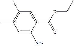 ethyl 2-amino-4,5-dimethylbenzoate Structural