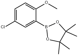 5-Chloro-2-methoxyphenylboronic acid pinacol ester Structural