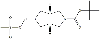 tert-butyl (3aR,5r,6aS)-5-(((methylsulfonyl)oxy)methyl)hexahydrocyclopenta[c]pyrrole-2(1H)-carboxylate