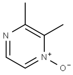 Pyrazine, 2,3-dimethyl-, 1-oxide Structural