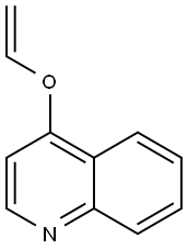 Quinoline, 4-(ethenyloxy)- Structural