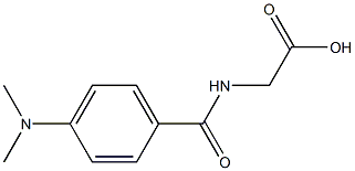 Glycine, N-[4-(dimethylamino)benzoyl]- Structural