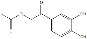 Ethanone, 2-(acetyloxy)-1-(3,4-dihydroxyphenyl)- Structural