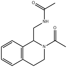 N-[(2-acetyl-3,4-dihydro-1H-isoquinolin-1-yl)methyl]acetamide Structural