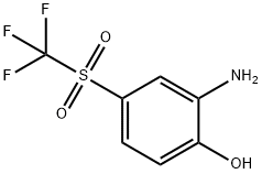PHENOL, 2-AMINO-4-[(TRIFLUOROMETHYL)SULFONY] Structural