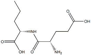 GLUTAMYL-NORVALINE Structural