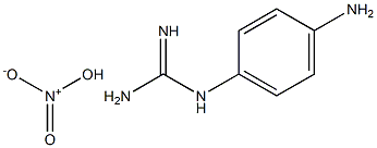 1-(4-aminophenyl)guanidine nitrate Structural