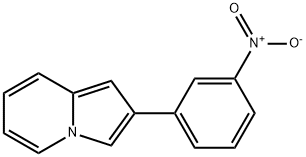 Indolizine,2-(3-nitrophenyl)- Structural