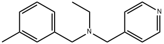 N-(3-methylbenzyl)-N-(pyridin-4-ylmethyl)ethanamine Structural