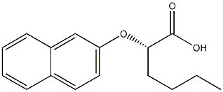 Hexanoic acid, 2-(2-naphthalenyloxy)-, (S)- Structural
