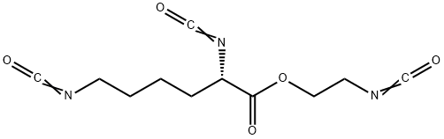Hexanoic acid, 2,6-diisocyanato-, 2-isocyanatoethyl ester, (2S)- Structural