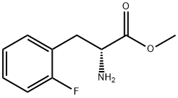 D-Phenylalanine, 2-fluoro-, methyl ester Structural