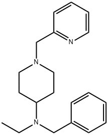 N-benzyl-N-ethyl-1-(2-pyridinylmethyl)-4-piperidinamine Structural