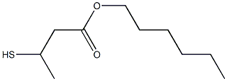 HEXYL 3-MERCAPTOBUTANOATE Structural